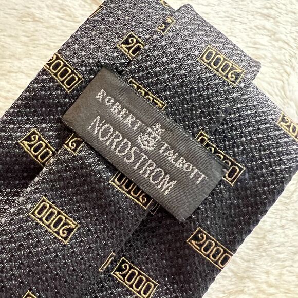 Robert Talbott for Nordstrom Tie Men's 100% Silk Hand Sewn 2000 Pattern 56x4 - Picture 3 of 7